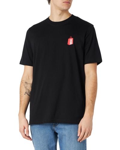 DIESEL T-Nr. 18 T-Shirt - Schwarz