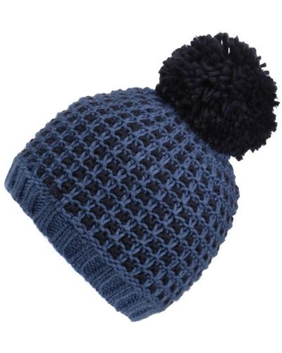 Regatta S Dalary Acrylic Fleece Lined Beanie Hat - Blue