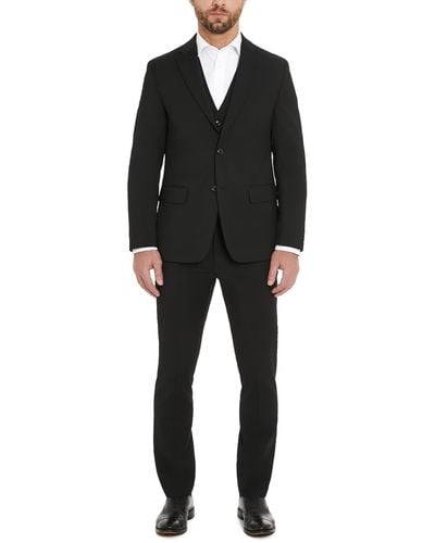 Tommy Hilfiger Th Flex Modern Fit Suit Separates - Black