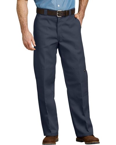 Dickies Sporthose Streetwear Male Pants Double-Knee Work - Blau