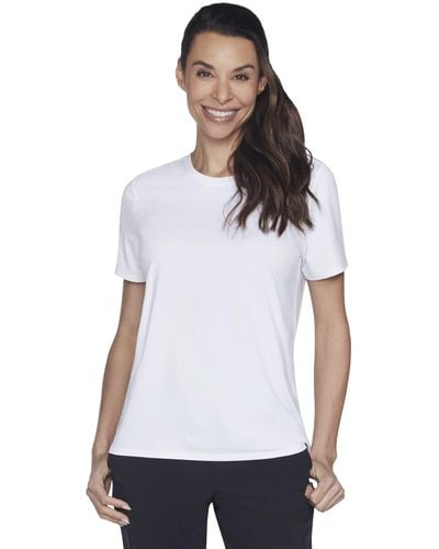 Skechers Go Dri Swift Tee T-shirt - White