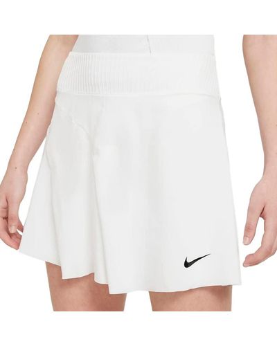 Nike Jupe de Tennis Blanche Advantage Slam Blanc L