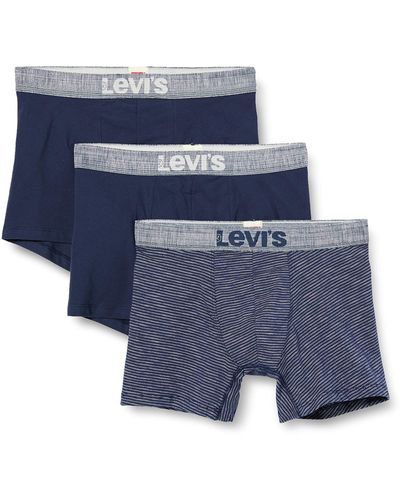 Levi's Back In Session Boxer Briefs Multipack - Azul