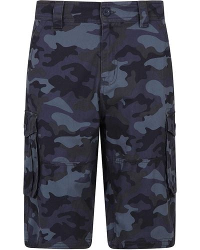 Mountain Warehouse Shorts aus 100% - Blau