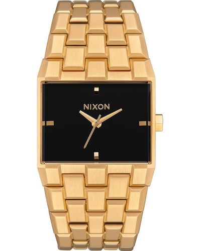Nixon Watch Analogue Quartz One Size Gold Stainless Steel 32011880 - Metallic