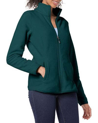 Amazon Essentials Full-Zip Polar Fleece Jacket Outerwear - Vert