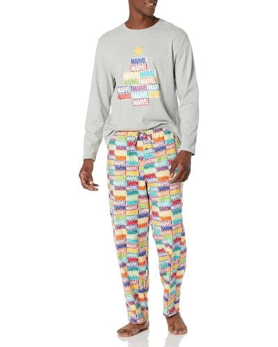 Amazon Essentials Disney Star Wars Marvel Flannel Pyjama Sleep Sets - Multicolour