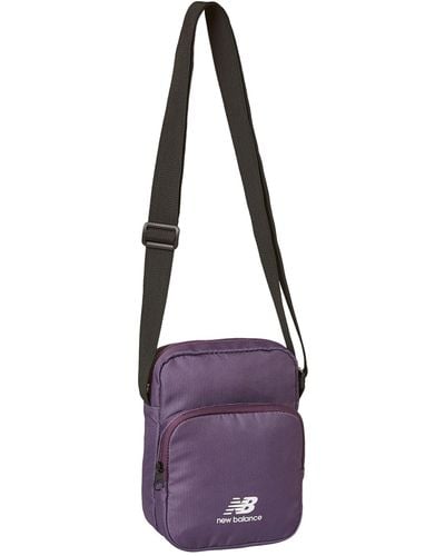 New Balance , , Colorblock Sling Bag, Stylish And Functional For Casual And Athletic Wear, One Size, Magenta Pop - Purple