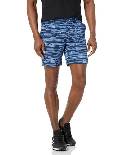 Goodthreads Slim-fit 7" Flat-front Comfort Stretch Chino Short - Blue