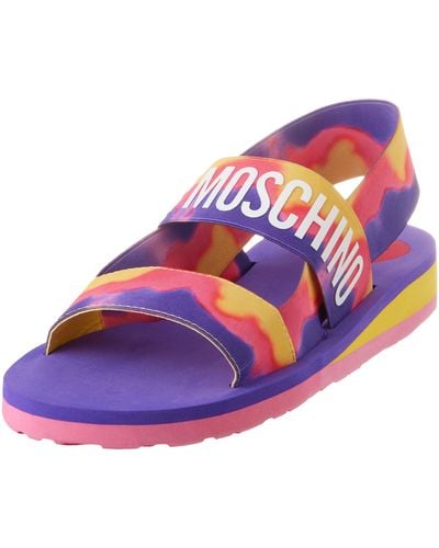 Love Moschino Ja16033g0gjn560a Platform Sandals - Purple