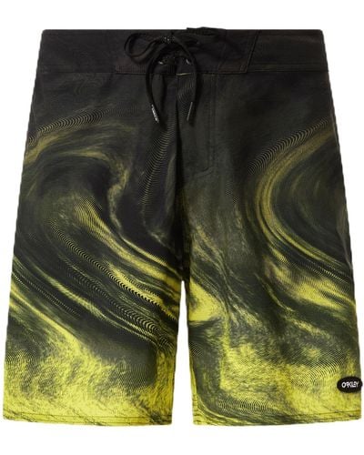 Oakley Cosmic Tides 18" Boardshort Swim Trunks - Green