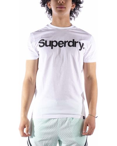 Superdry CL NS Tee 185 T-Shirt - Blanc