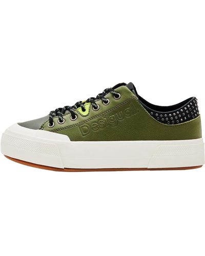 Desigual , Shoes_New Crush Logo Mujer, Verde, 38 EU