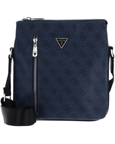 Guess Vezzola Crossbody With Zip Blue - Blau