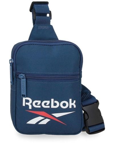 Reebok Ashland Crossbody Bag Blauw 13 X 18 X 4 Cm Polyester By Joumma Bags
