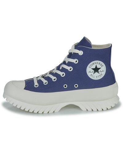 Converse Chuck Taylor All Star Lugged 2.0 Platform Seasonal Color Sneaker Marine Sneaker High Shoes - Blauw