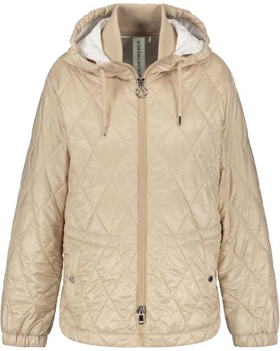 Gerry Weber Steppjacke mit Kapuze Langarm - Natur