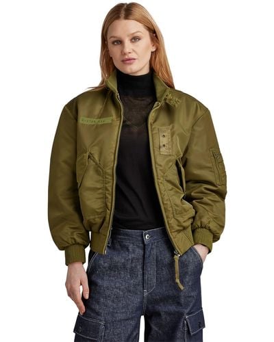 G-Star RAW Bomberjacke Nylon Bomber wmn - Grün