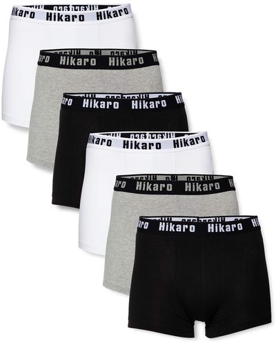 HIKARO Cotton Boxers - White