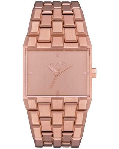 Nixon Analog Quartz Watch With Stainless Steel Strap A1262-897-00 - Pink
