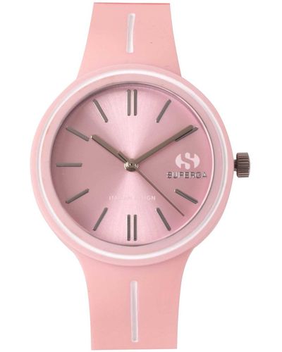Superga Watch Only Time Pe-22 Casual Code Stc143 - Pink