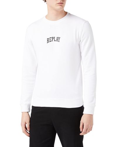 Replay Sweatshirt - Weiß