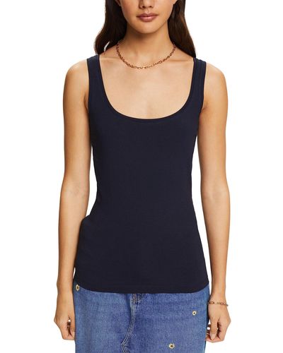 Esprit 993ee1k378 Camiseta - Azul