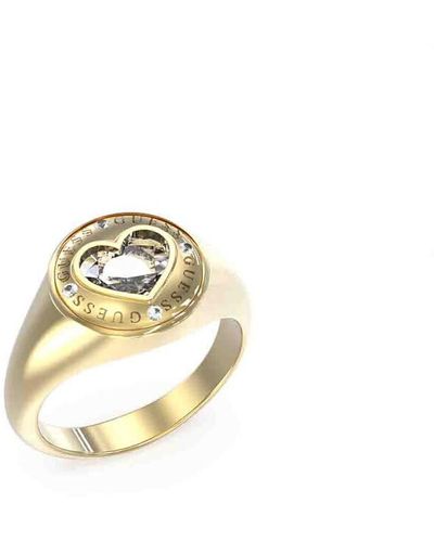 Guess Ring Jewellery Jubr03352jwyg52 Brand - White