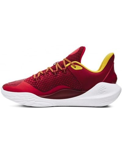Under Armour Callie 11 Fire Bash Basketball Shoes - Red