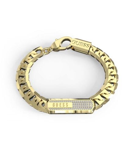 Guess Bracelet Jumb04044jwygs Racer Tag Men's - Metallic