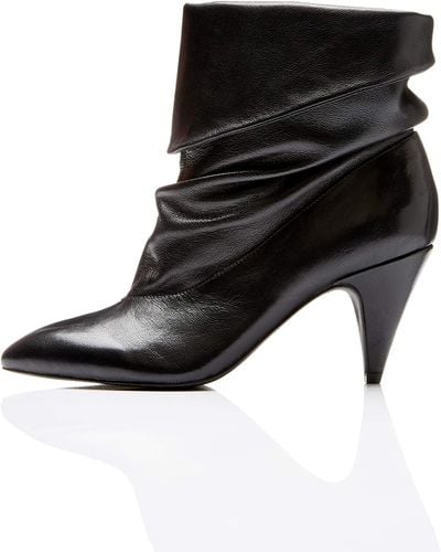 FIND Slouch Botines Mujer - Negro