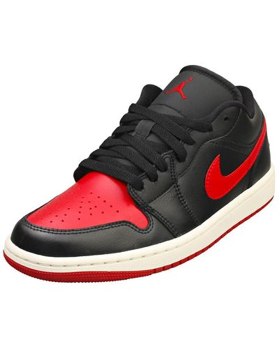 Nike Air Jordan 1 Low Unc Basketball Shoe - Red