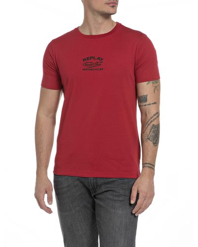 Replay M6564B T-Shirt - Rouge