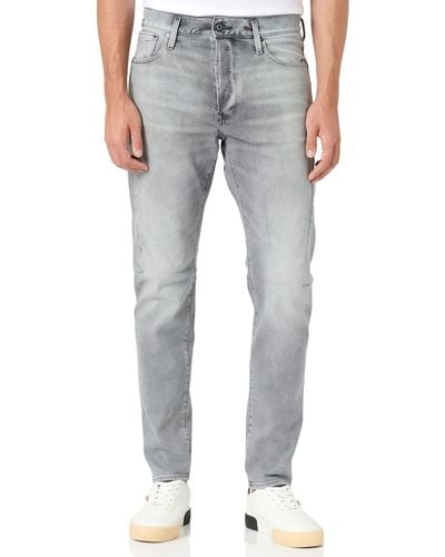 G-Star RAW Jeans Scutar 3D Tapered para Hombre - Gris