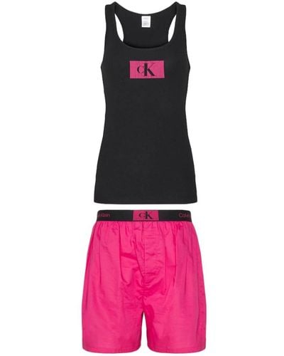 Calvin Klein Pj 000qs6937e Pyjamas - Pink