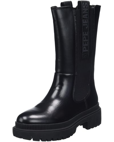 Pepe Jeans Bettle Wild Boots - Black