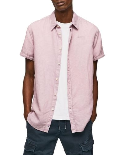 Pepe Jeans Parker Short Shirt - Pink