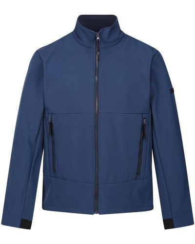 Regatta S Dendrick Full Zip Softshell Jacket - Blue