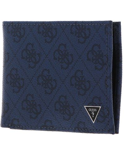 Guess Vezzola Smart Billfold With Coinpocket Blue