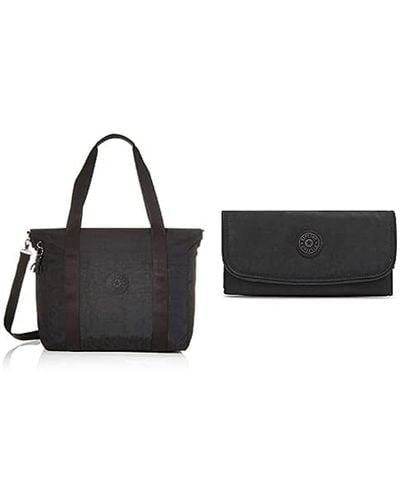 Kipling Asseni Strandtasche - Schwarz