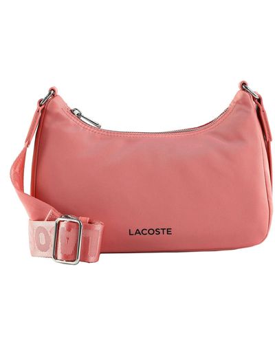 Lacoste Active Nylon Hobo Bag Tourmaline - Rose