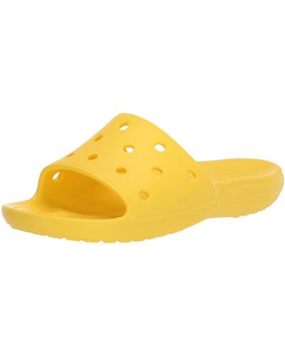 Crocs™ And Classic Slide Sandals | Slip On Water Shoes - Yellow