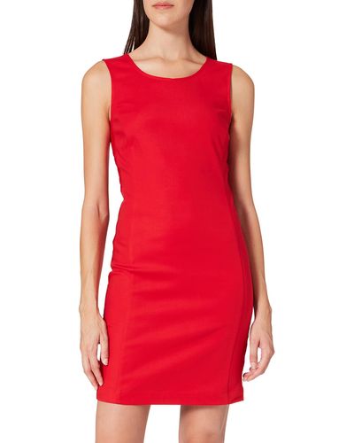 Love Moschino Fitted Tube with Tank top Neckline - Rot