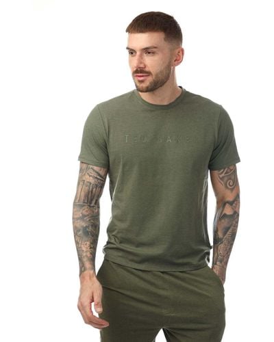 Ted Baker T- Shirt In Green