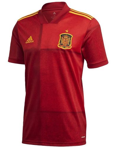 adidas 21 Spain Home Jersey - Red-yellow