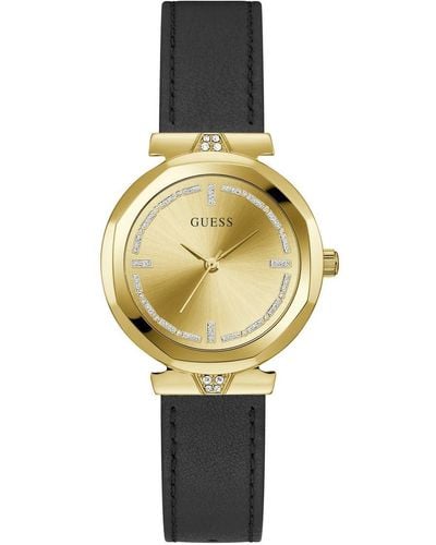 Guess Watch Rumour Leather - Metallic