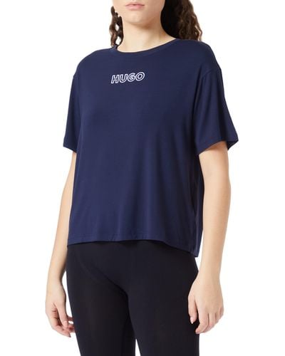HUGO Boss Unite_t-Shirt Pyjama T Shirt - Blau