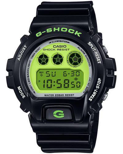 G-Shock Orologio G-Shock Crazy Color Digitale Nero DW-6900RCS-1ER - Verde