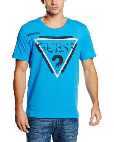 Guess Shirt Voor - Blauw