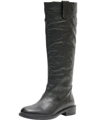 Geox D Catria Knee High Boot - Black